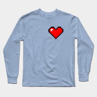 pixel heart Long Sleeve T-Shirt